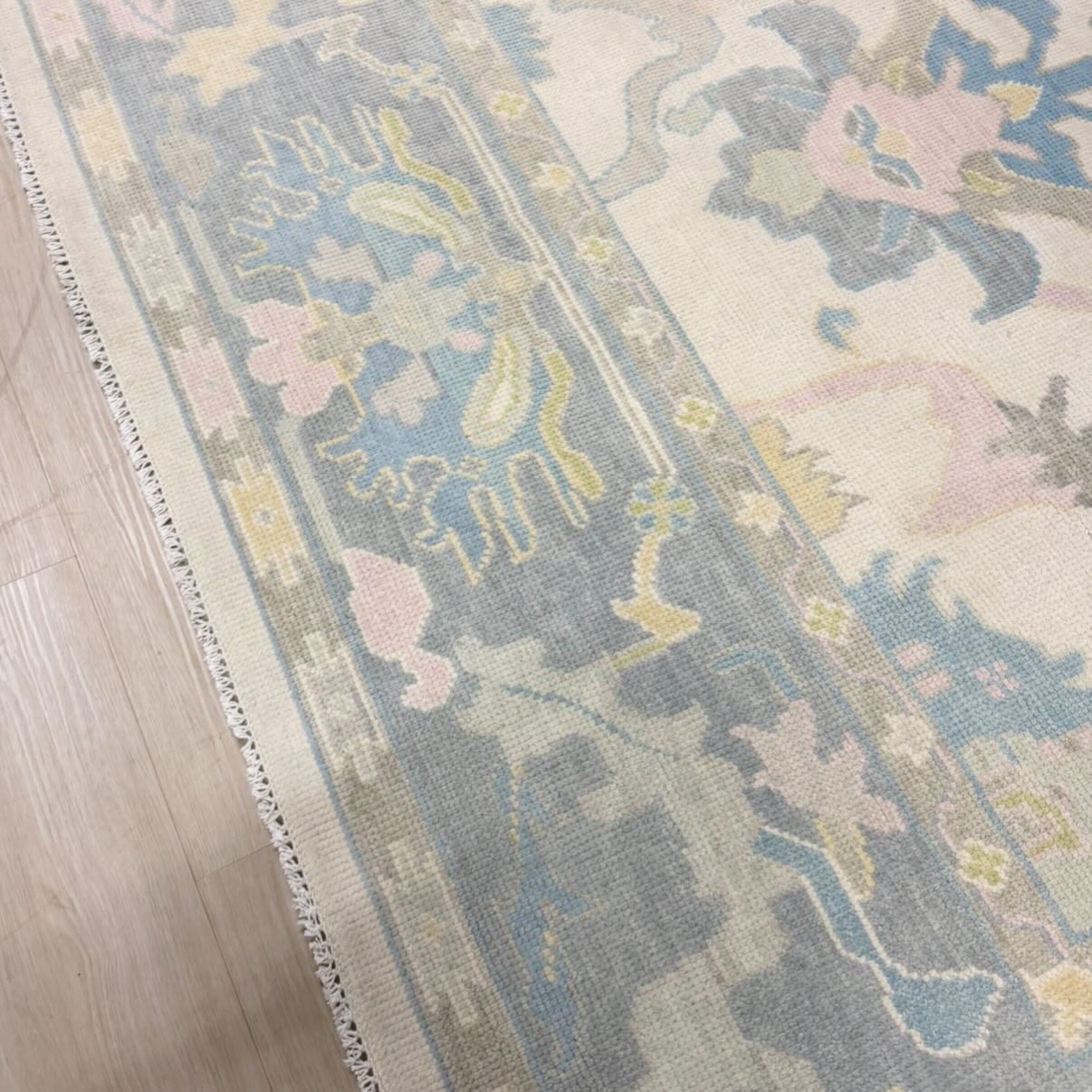 8x10 muted toned Turkish oushack rug - Image 2