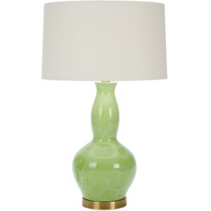 Green Glazed Lamp