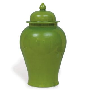 Apple Green Temple Jar