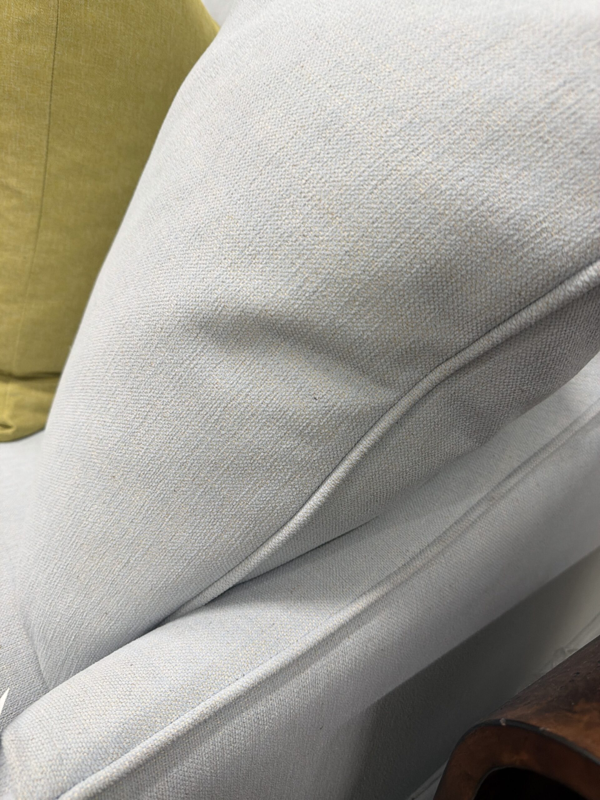 AC 2 over 2 sofa covered in performance fabric crypton nomad Oxford - Image 3