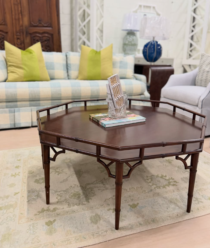 NEW | Teak brown Thrumpance bamboo coffee table