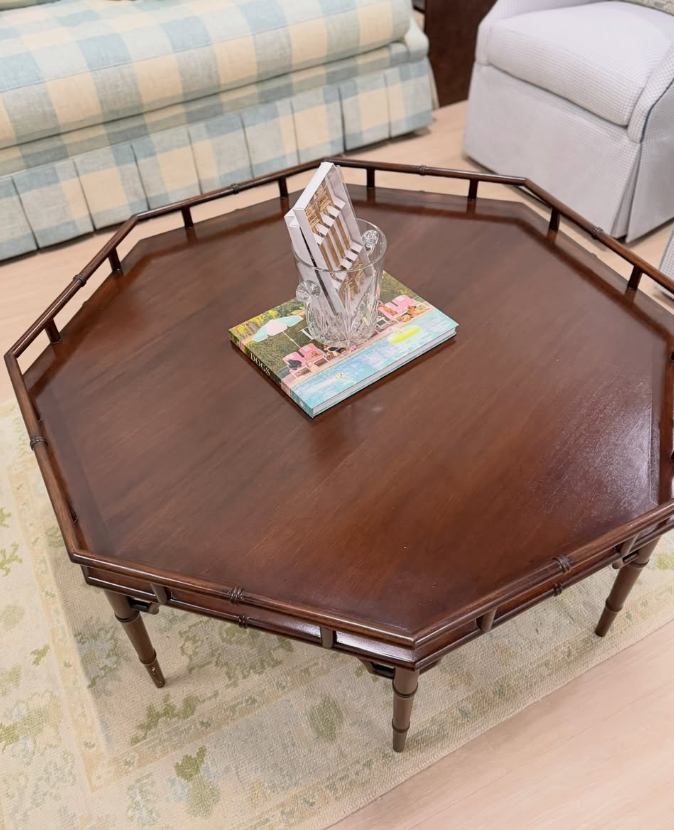 NEW | Teak brown Thrumpance bamboo coffee table - Image 2