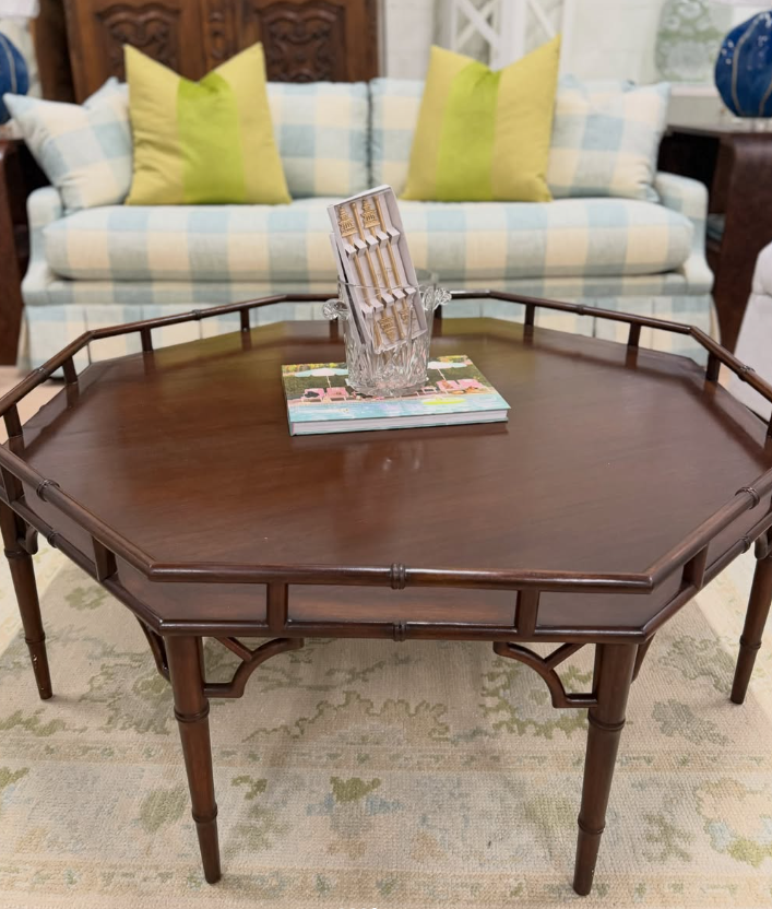 NEW | Teak brown Thrumpance bamboo coffee table - Image 3