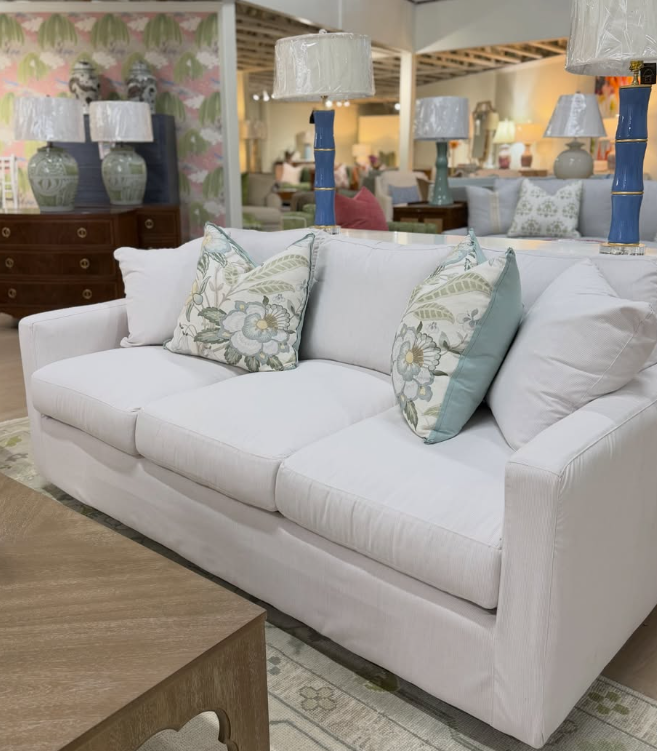 NEW | Velcro Slipcovered Machine Washable Easton Sofa - down blend cushion fill - Image 2