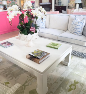 NEW | white Ming foot coffee table