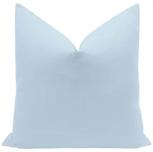 Soft Blue Linen Pillow