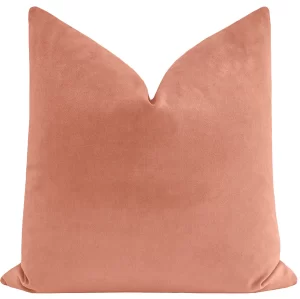 Peach Velvet Pillow