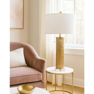 Table Lamp with Twin Pull Chains