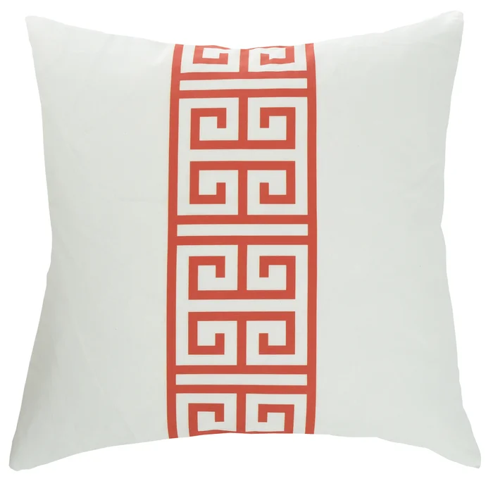 Red + White Pillow
